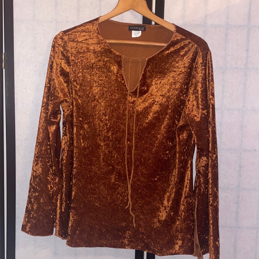 Expresso Boho Top Size XL
